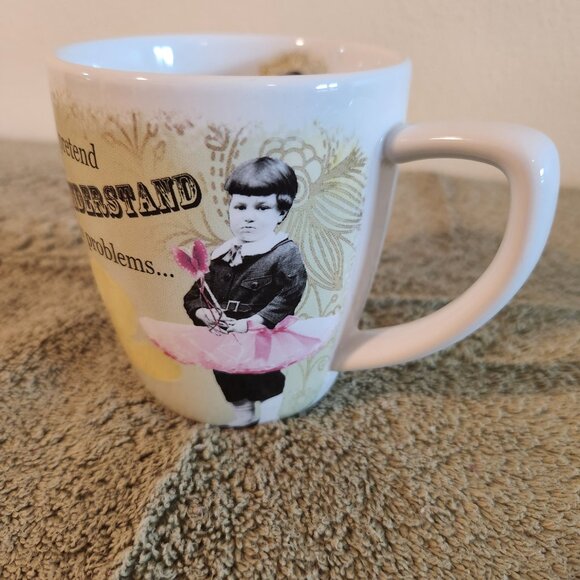 Vintage Holy Crap Mug, Erin Smith Art Coffee Cup - Picture 2 of 14